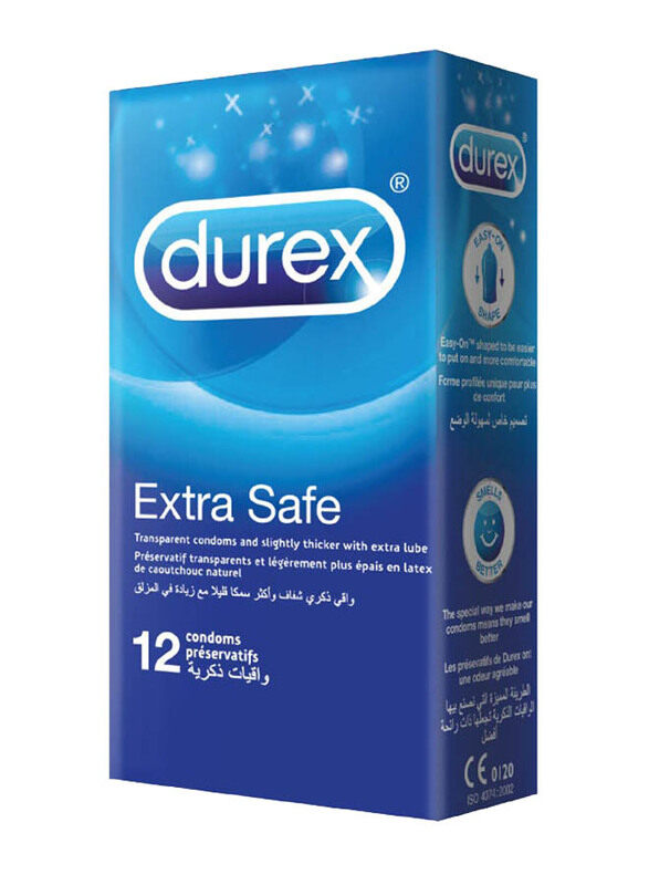 

Durex Latex Extra Safe Condoms, 12 Pieces