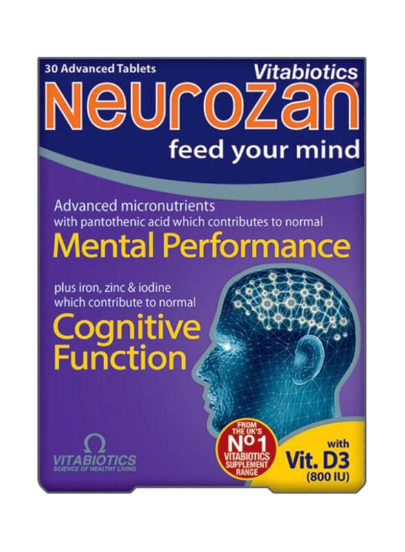 

Vitabiotics Neurozan Tablets, 30 Tablets