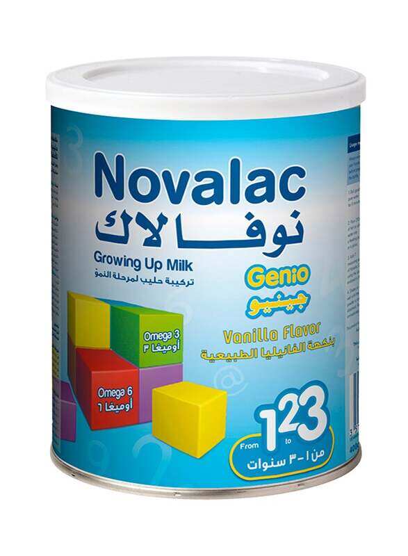 

Novalac Genio Vanilla Baby Milk Formula, 400g