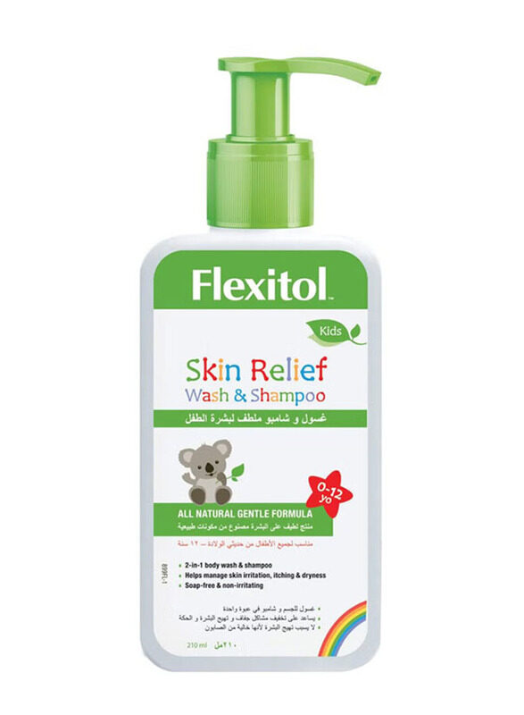 

Flexitol Kids Skin Relief Wash & Shampoo, 210ml