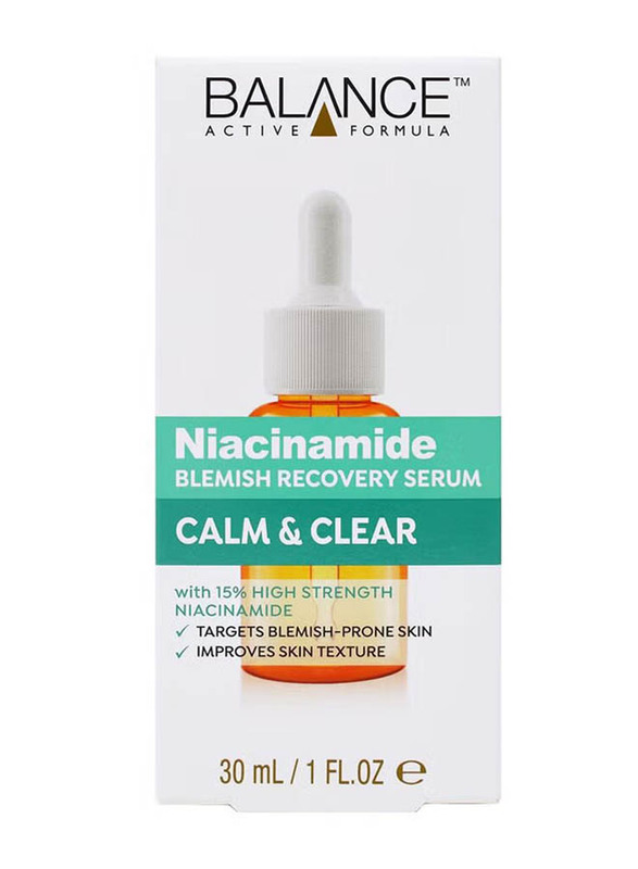 

Balance Active Formula Niacinamide Blemish Recovery Serum Calm & Clear, 30ml