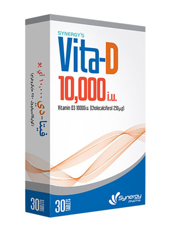 

Synergy Vita-D 10000 Tablets, 30 Tablets