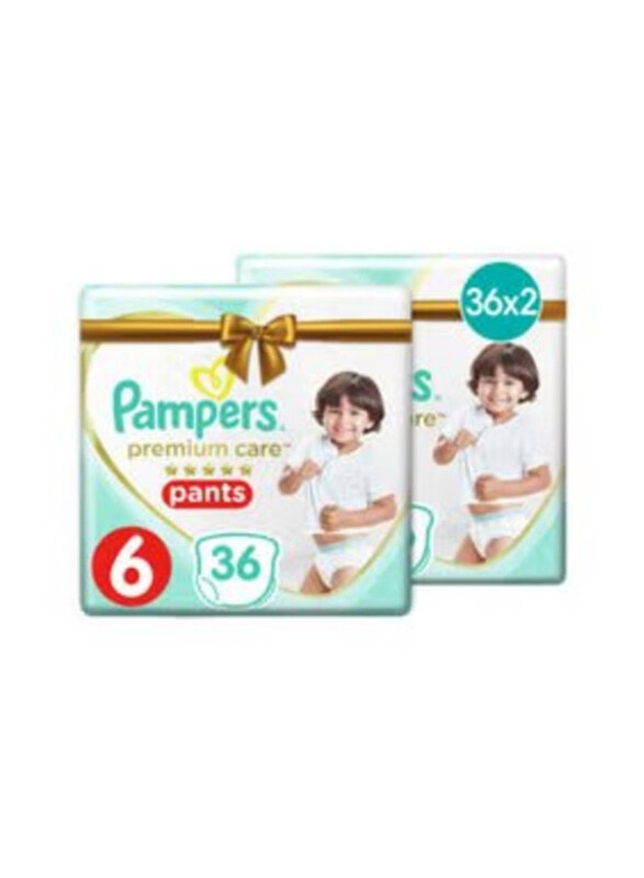 

Pampers Premium Care Diaper Pants, Size 6, 16+ Kg, 72 Count