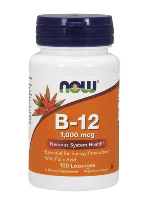 

Now Foods B-12 1000 Mcg Dietary Supplement, 100 Lozenges