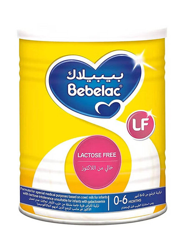 

Bebelac Lactose Free Formula Milk, 0-6 Months, 400g