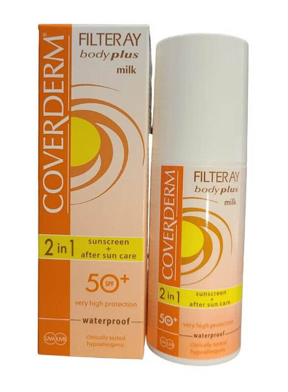 

Coverderm Filteray Body Plus Milk SPF 50 Very High Protection Waterproof, 100ml