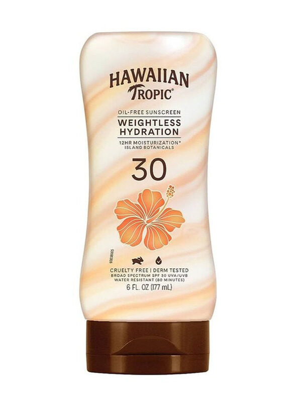 

Hawaiian Tropic Hawaiian Tropic Weightless Hydration Lotion Sunscreen Spf 30, 177ml
