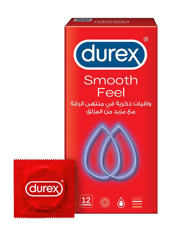 

Durex Feel Smooth Condom, 12 Pieces
