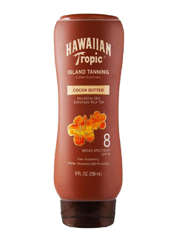

Hawaiian Tropic Island Tanning Sunscreen Lotion Spf 8, 236ml