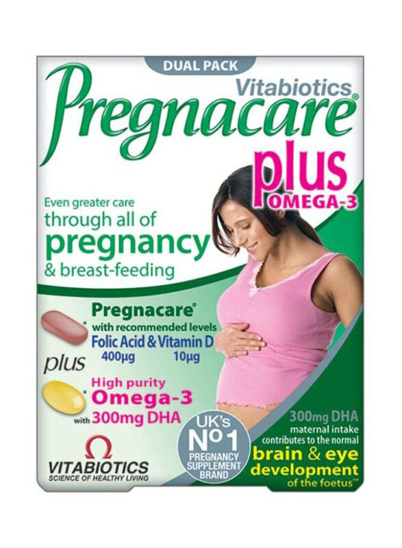 

Vitabiotics Pregnacare Plus Omega 3 Tablets, 56 Tablets