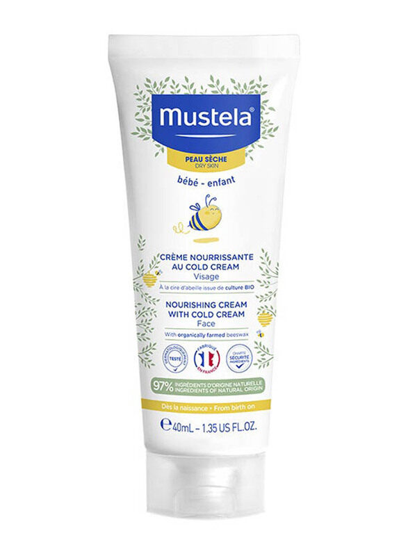 

Mustela 40ml Baby Nourishing Cold Cream with Farmed Beewax, White