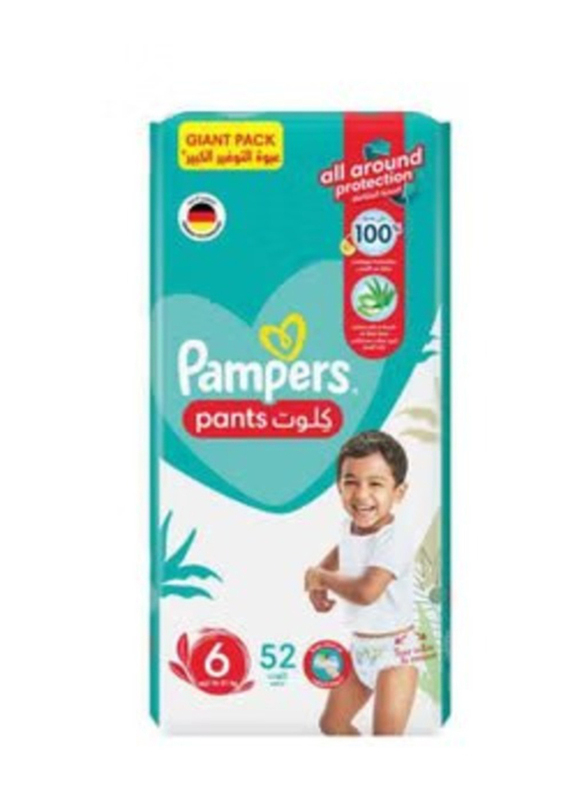 

Pampers Baby Dry Pants With Aloe Vera Lotion, Size 6, 16+ Kg, Giant Pack, 52 Count