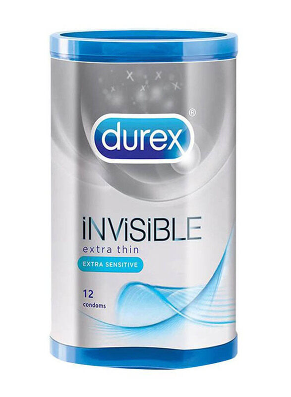 

Durex Invisible Extra Thin Condom, 12 Pieces