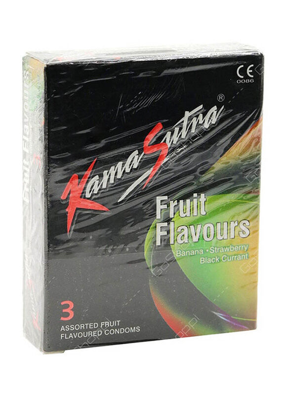 

Kamasutra Fruit Flavour Condoms, 3 Pieces