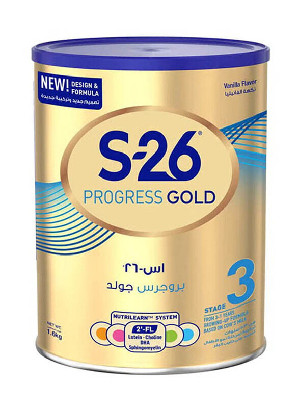 

S26 Progress Gold Stage 3 Formula Milk Powder, 1-3 Years, 1.6Kg