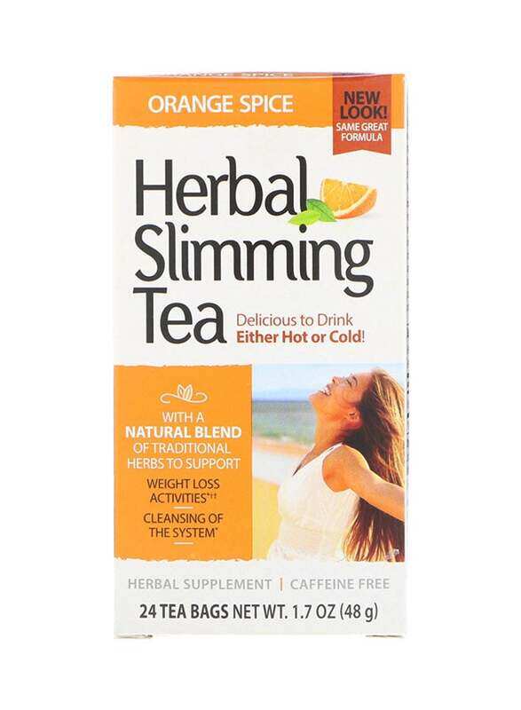 

21st Century Orange Spice Herbal Slimming Tea, 24 Tea Bags