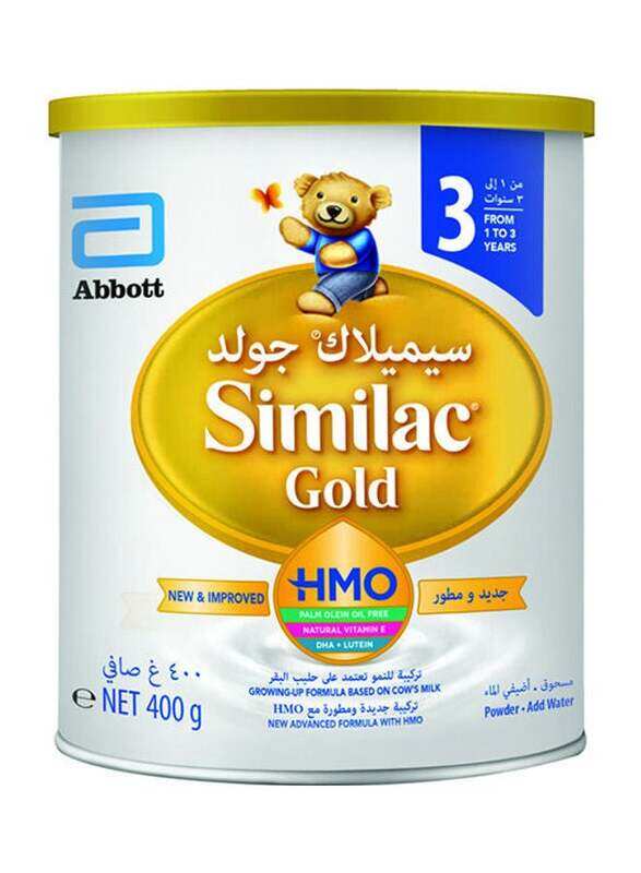 

Similac Gold Stage 3 Baby Milk Formula, 1-3 Years, 400g