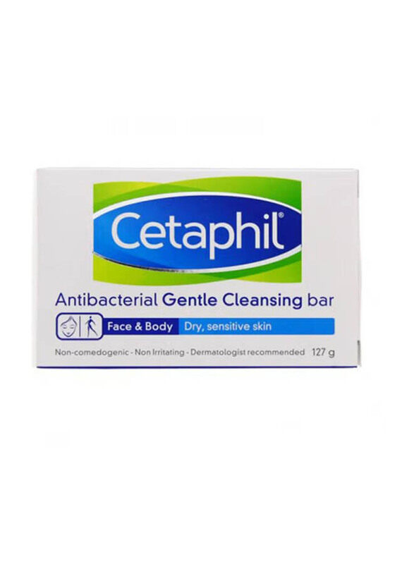 

Cetaphil Antibacterial Gentle Cleansing Bar, 127gm