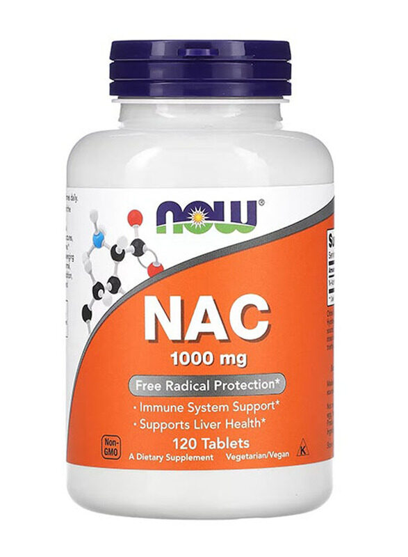

Now Foods NAC Dietary Supplement, 1000mg, 120 Tablets