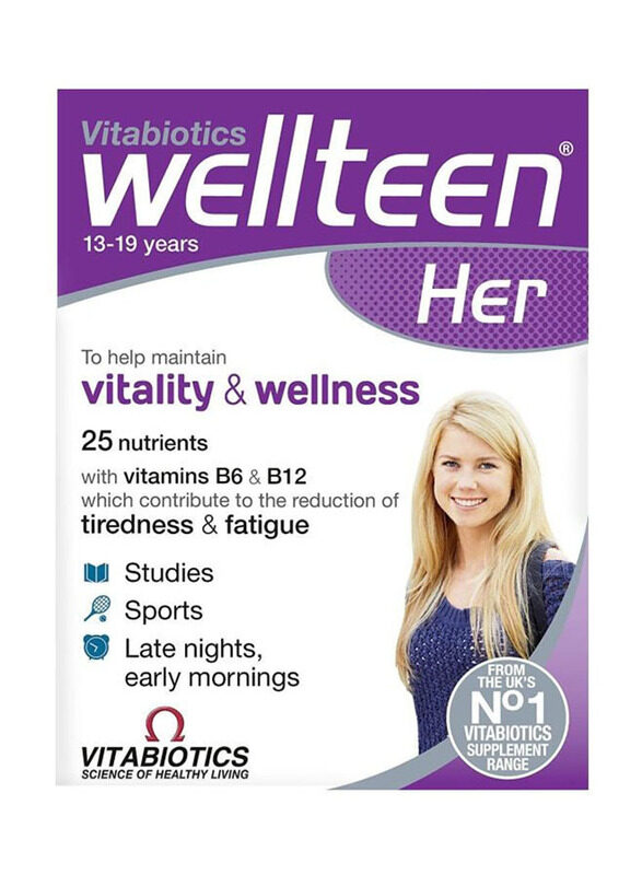 

Vitabiotics Wellteen Her Supplement, 30 Tablets
