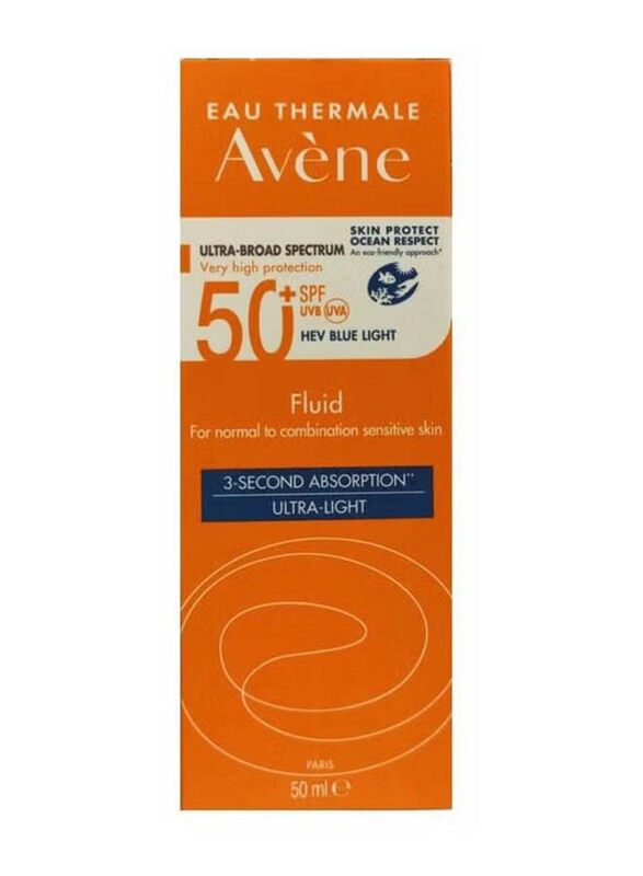 

Eau Thermale Avene Fluid Spf 50+ 3-Second Absorption Ultra-Light, 50ml
