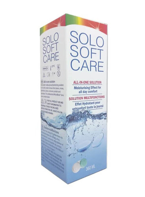 

Solo Soft All-In-One Lens Cleaning Solution, 360ml