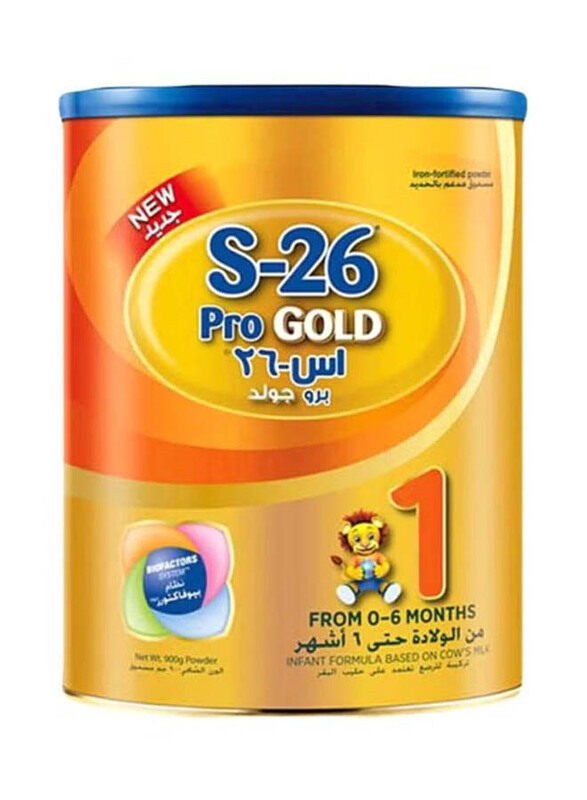 

S26 Gold Pro Milk Powder, 0-6 Months, 900g