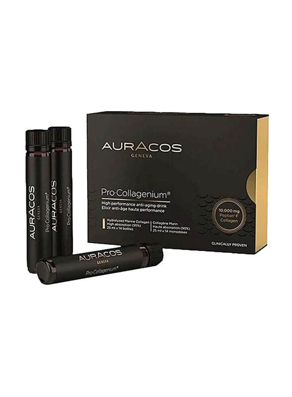 

Auracos Pro Collagenium High Performance Anti Aging Drink, 14 Pieces