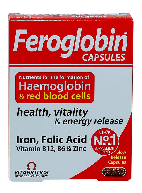 

Vitabiotics Feroglobin Original Tablets, 30 Tablets