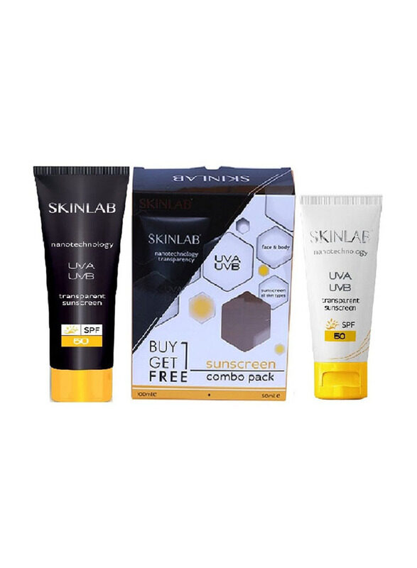 

Skinlab Skinlab Uva Uvb Spf 50 Sunscreen Combo Pack, 2 Pieces