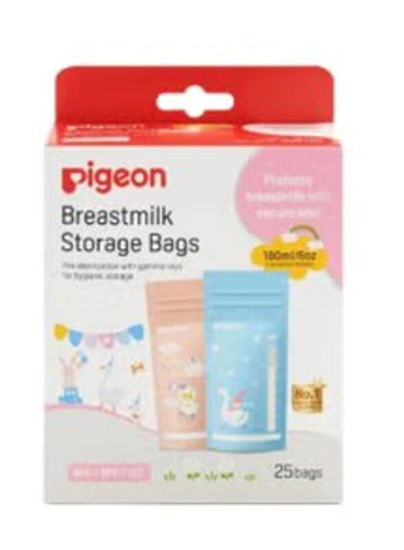 

Pigeon Breastmilk Storage Bags, 25 Pieces, Multicolour