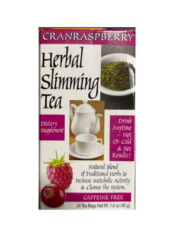 

21st Century Herbal Slimming Cranraspberry Tea, 24 Tea Bags