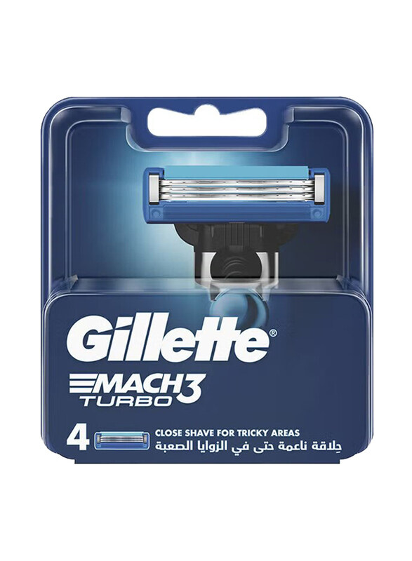 

Gillette Mach3 Turbo 3D Blade Refills, 4 Pieces