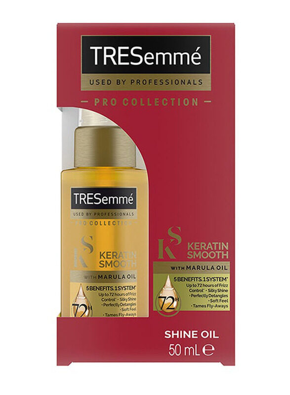 

Tresemme Keratin Smooth Hair Oil 5 Smoothing Benefits In 1 System With Marula Oil, 50ml