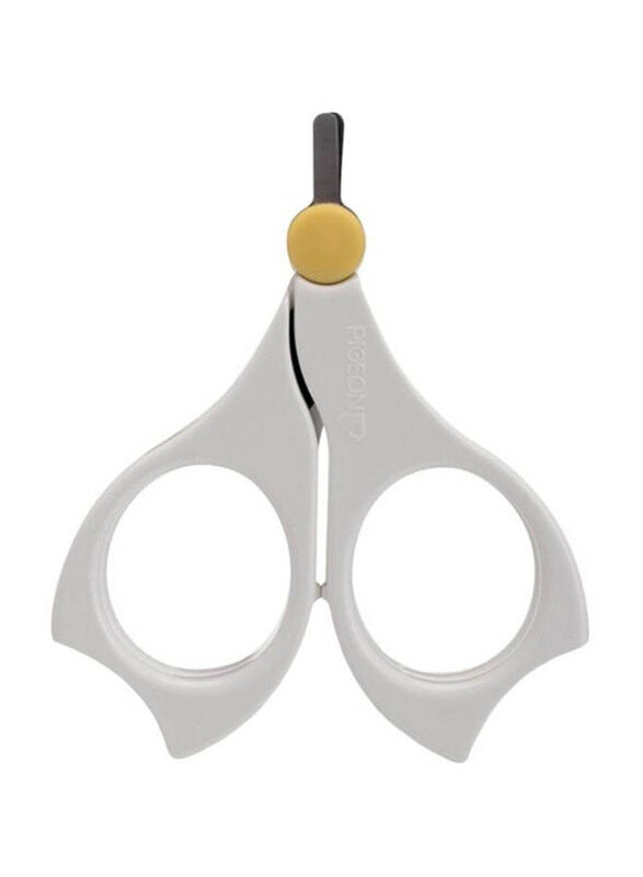 

Pigeon BPA-Free Safety Nail Scissors for Newborn, White