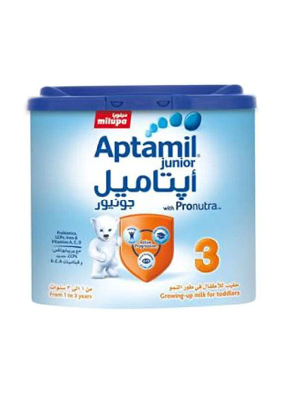 

Milupa Aptamil Junior 3 Growing Up Milk, 1-3 Years, 400g