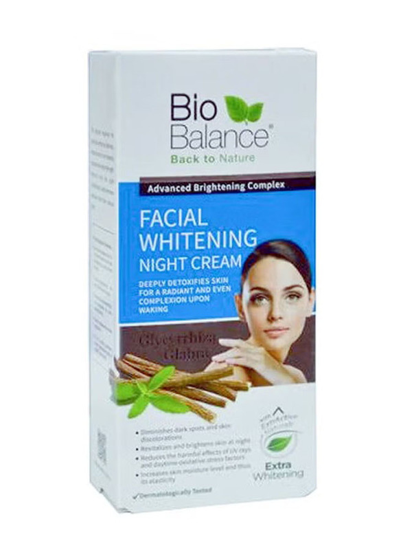 

Bio Balance White Facial Whitening Night Cream, 55ml