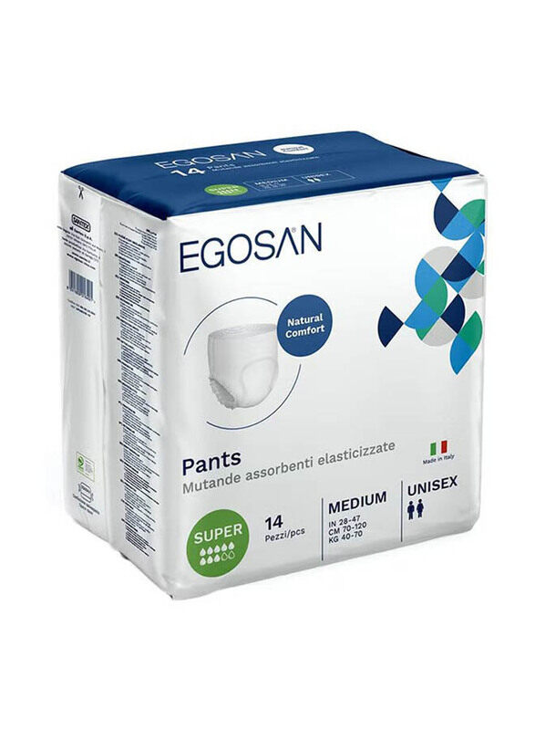 

Egosan Natural Comfort Pants, Medium, 14 Pieces