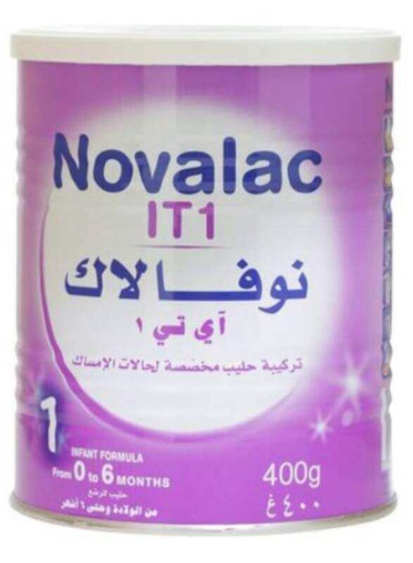 

Novalac IT 1 Infant Milk Formula, 0-6 Months, 400g