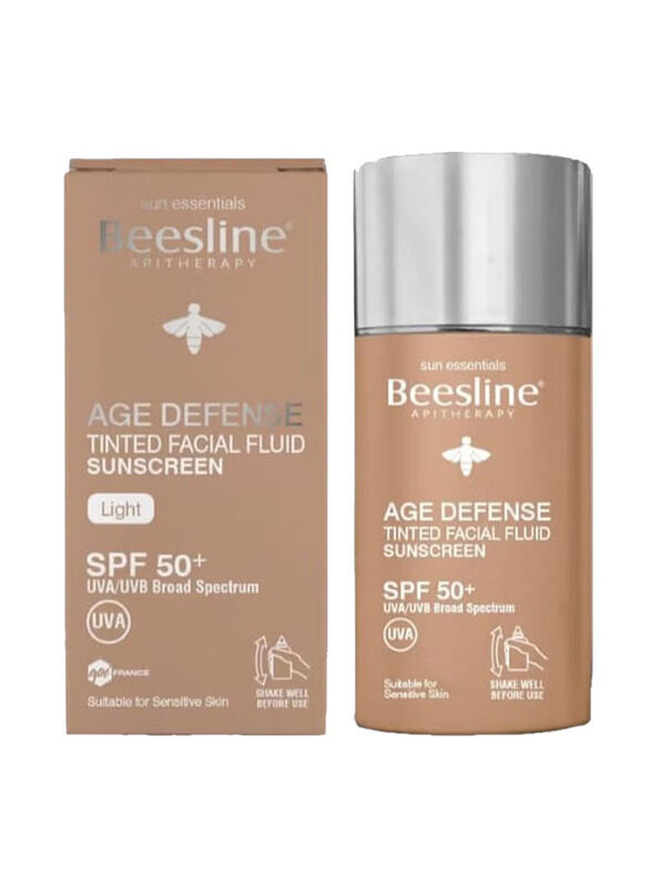

Beesline SPF 50 Age Defense Tinted Facial Fluid Sunscreen, 40ml