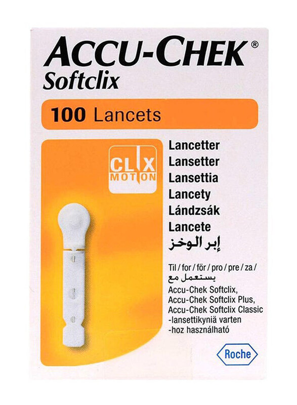 

Accu-Chek Softclix Lancets, 100 Pieces, White