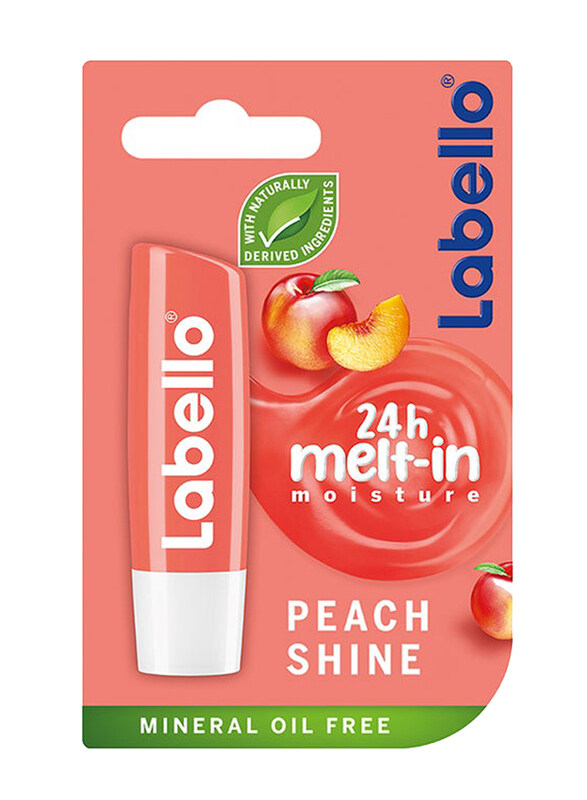 

Labello 24h Meli-in Moisture Lip Balm, 4.8gm, Peach Shine, Peach