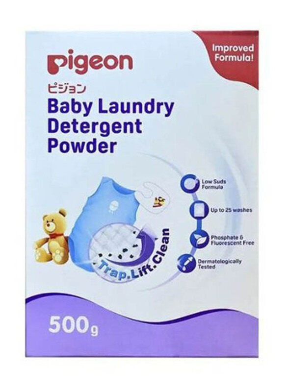 

Pigeon 500gm Baby Laundry Detergent Powder, White