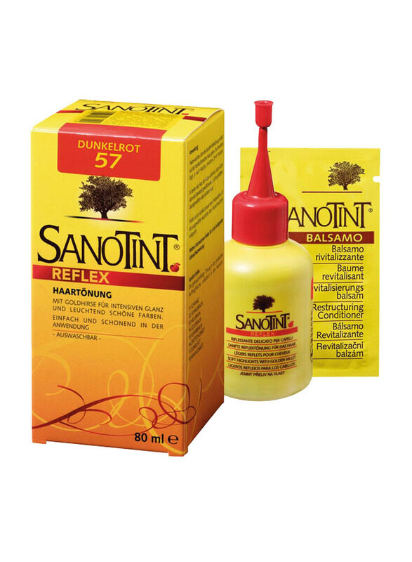 

Sanotint Reflex Italian Natural Temporary Hair Dye, 80ml, 57 Dark Red