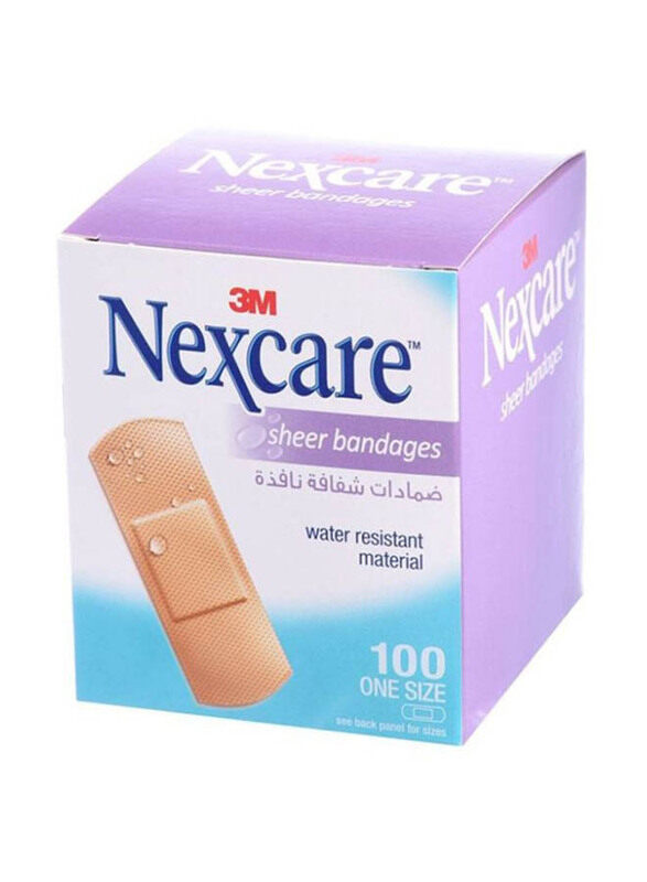 

3M Sheer Adhesive Bandage Set, 100 Pieces