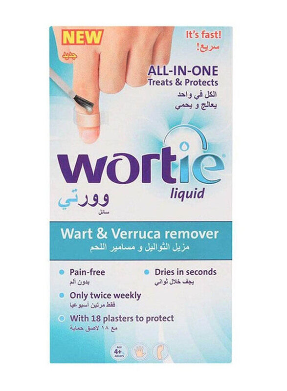 

Wortie Liquid Wart & Verruca Remover, 5ml