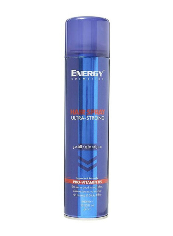 

Energy Cosmetics Ultra Strong Hair Spray, 400ml