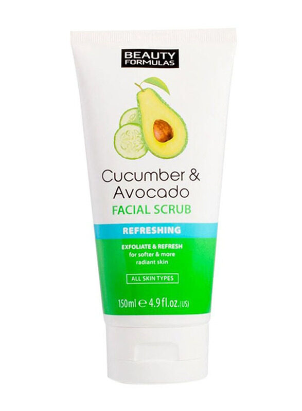 

Beauty formulas Refreshing Cucumber & Avocado Face Scrub, 150ml