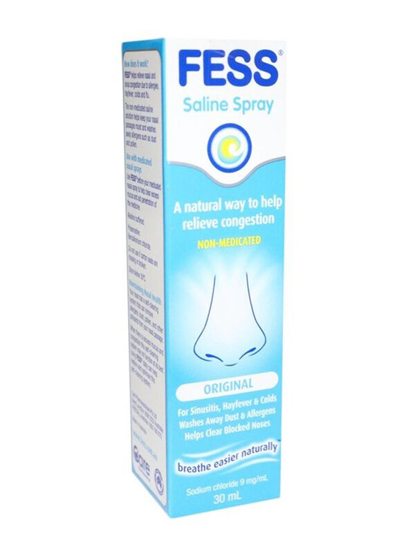 

Generic Fess Original Saline Nasal Spray, 30ml