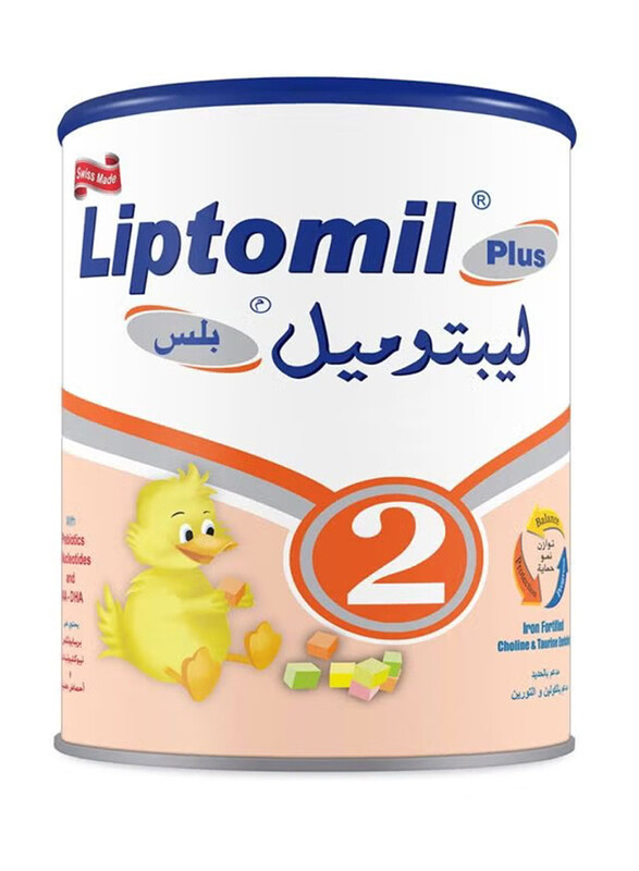 

Liptomil Plus 2 Baby Formula, 0-6 Months, 400g